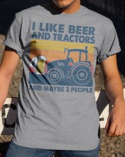 I Like Beer And Tractors And Maybe 3 People Classic T-Shirt apparel-classic-tshirt-lifestyle-28