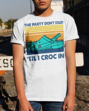The Party Don't Start 'Til I Croc In Classic T-Shirt apparel-classic-tshirt-lifestyle-29