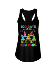 100 Days Of Teaching The Brightest Crayons Ladies Flowy Tank tile