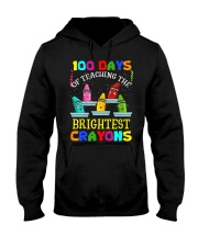100 Days Of Teaching The Brightest Crayons Hooded Sweatshirt tile