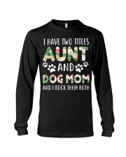 Aunt Dog Mom Long Sleeve Tee tile