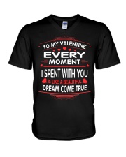 Every Moment Is Like A Beautiful Dream V-Neck T-Shirt tile