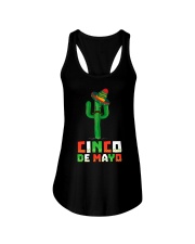 Cactus Cinco De Mayo Ladies Flowy Tank tile