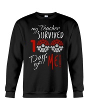 My Teacher Survived 100 Days Of Me Crewneck Sweatshirt tile