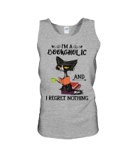 I'm A Bookaholic And I Regret Nothing Unisex Tank tile