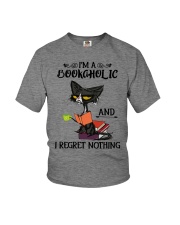 I'm A Bookaholic And I Regret Nothing Youth T-Shirt tile