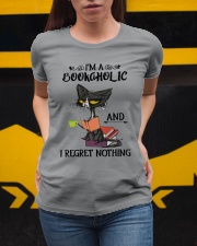 I'm A Bookaholic And I Regret Nothing Ladies T-Shirt apparel-ladies-t-shirt-lifestyle-04