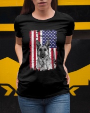 American Flag German Shepherd Ladies T-Shirt apparel-ladies-t-shirt-lifestyle-04