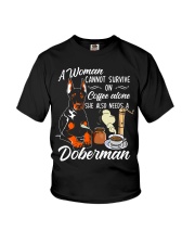 She Also Needs A Doberman Youth T-Shirt tile