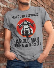 Never Underestimate An Old Man With A Motorcycle Classic T-Shirt apparel-classic-tshirt-lifestyle-26