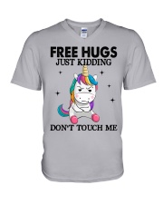 Don't Touch Me V-Neck T-Shirt tile
