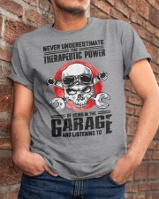 The Therapic Power Of Being In The Garage Classic T-Shirt apparel-classic-tshirt-lifestyle-26