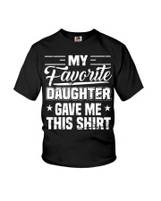 My Favorite Daughter Gave Me This Shirt Design Youth T-Shirt tile