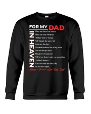 For My Dad In Heaven Crewneck Sweatshirt tile