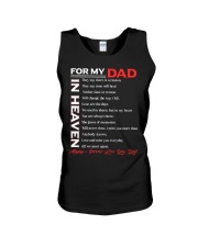 For My Dad In Heaven Unisex Tank tile