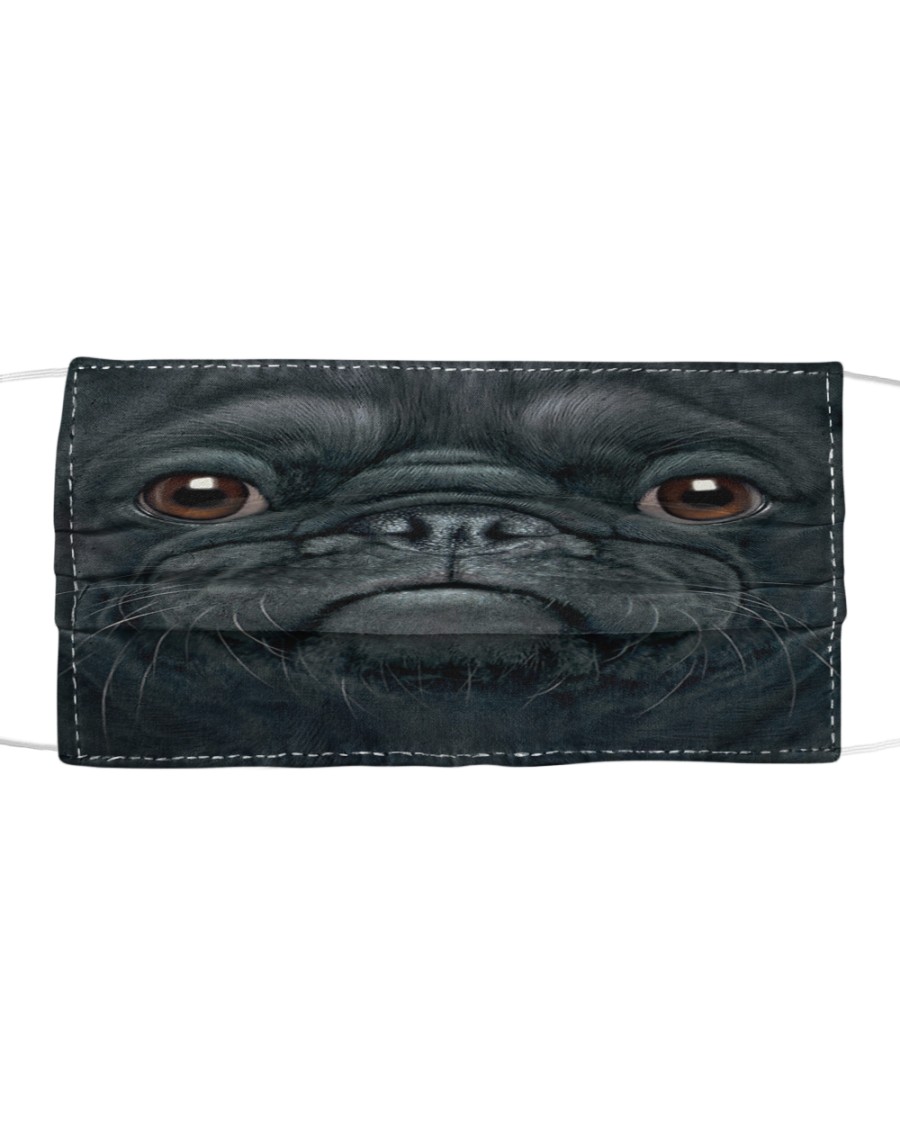 Big Face Pug Cloth face mask