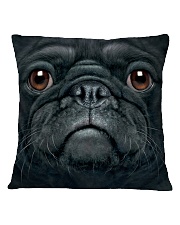 Big Face Pug Square Pillowcase thumbnail