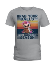 Grab Your Balls - It's Canning Season Ladies T-Shirt tile