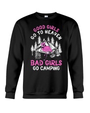 Bad Girls Go Camping Crewneck Sweatshirt tile