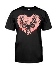 Love heart moose Classic T-Shirt tile