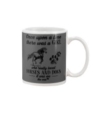 A Girl Who Really Loved Horses And Dogs Mug tile