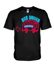 Super Fast Bus Driver V-Neck T-Shirt tile