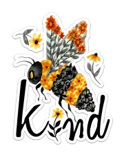 Bee Kind Sticker - Single (Vertical) front