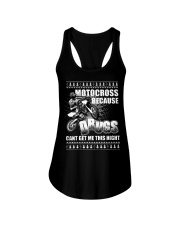 Motocross Because Ladies Flowy Tank tile