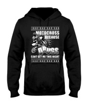 Motocross Because Hooded Sweatshirt tile