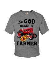 So God Made A Farmer Youth T-Shirt tile