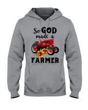 So God Made A Farmer Hooded Sweatshirt tile