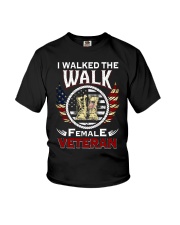 Female Veteran Youth T-Shirt tile