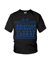 Amateur Driver On An Open Course Youth T-Shirt tile