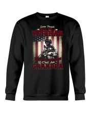 Veteran The Most Important Call Me Grandpa Crewneck Sweatshirt tile