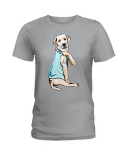 Golden Retriever - I Love Mom Ladies T-Shirt front