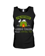 Hello Camping Trip Unisex Tank tile