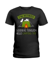 Hello Camping Trip Ladies T-Shirt front