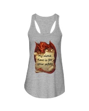 My Alone Time Is For Your Safety Ladies Flowy Tank tile