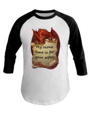 My Alone Time Is For Your Safety Baseball Tee tile