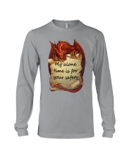 My Alone Time Is For Your Safety Long Sleeve Tee tile