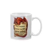 My Alone Time Is For Your Safety Mug tile