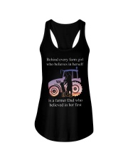 Behind Every Farm Girl Ladies Flowy Tank tile