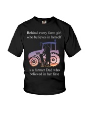 Behind Every Farm Girl Youth T-Shirt tile