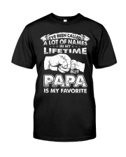 Called A Lot Of Names But Papa Is My Favorite Classic T-Shirt tile