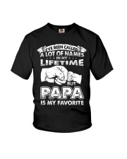 Called A Lot Of Names But Papa Is My Favorite Youth T-Shirt tile