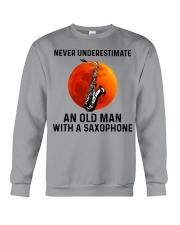 Never Underestimate An Old Man With A Saxophone Crewneck Sweatshirt tile