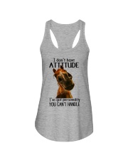 I Don't Have Attitude Ladies Flowy Tank tile