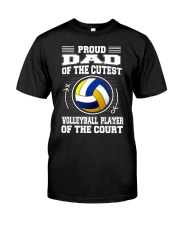 Proud Dad Of Volleyball Player Classic T-Shirt tile