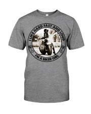 I Like Hard Fast And Loud - I'm A Biker Girl Premium Fit Mens Tee tile