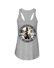 I Like Hard Fast And Loud - I'm A Biker Girl Ladies Flowy Tank tile